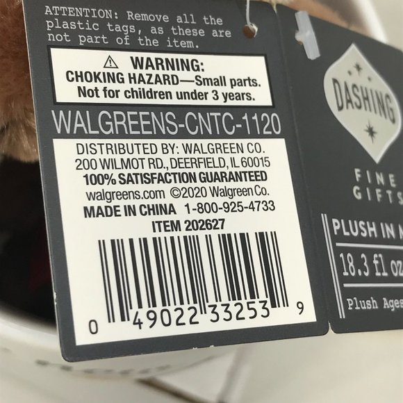 Dashing Graduation Mug 18.3 Fl. Oz With Teddy Bear Plush New With Tags - Picture 6 of 7